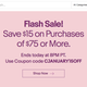 eBay Flash Sale: Promo code CJANUARY15OFF